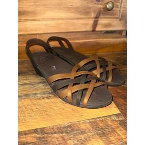 Crocs Isabella Huarache Strappy Slip On Sandal Size 10